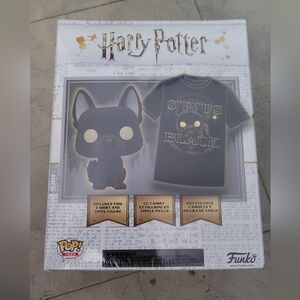 Pop! Tees - Harry Potter Sirius Black (As Dog) & Small T-Shirt